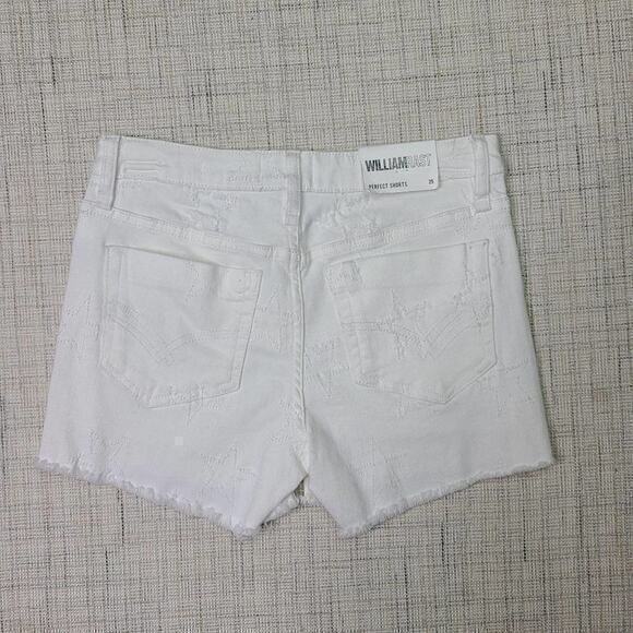 NWT William Rast Perfect Shorts Star White Size 25 - Picture 4 of 4
